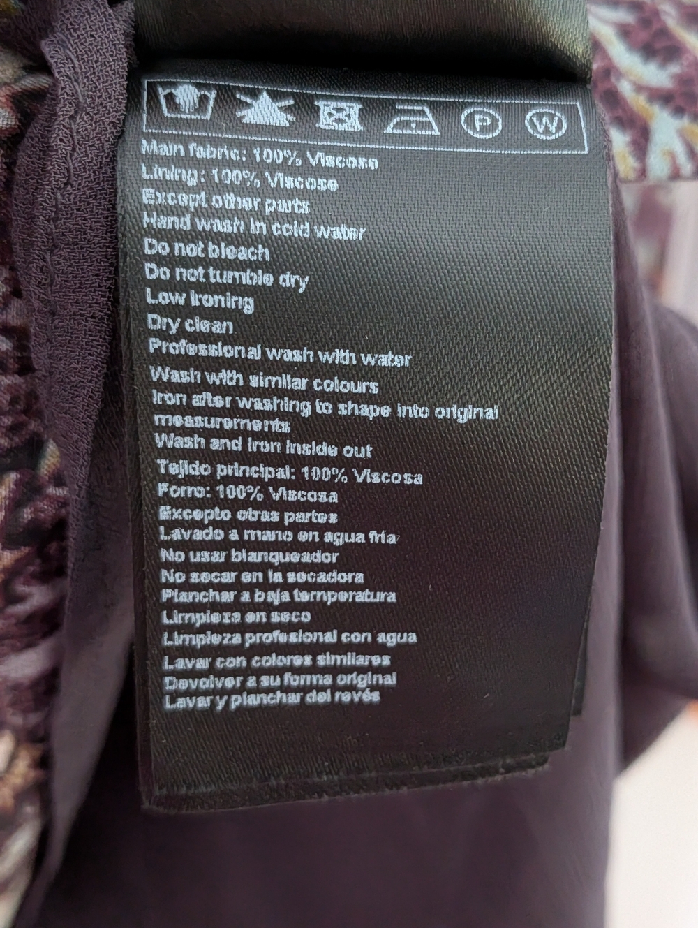 ba&sh Tracy Printed Mini Dress Boho Long Sleeve EU 1 / US S - Picture 4 of 6